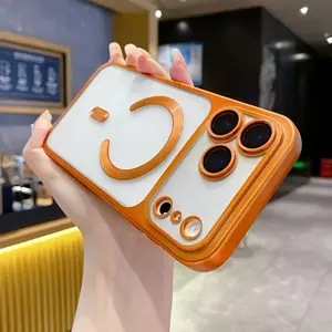 Ultra-slim magnetic phone case Cover, Protector, compatible with the iPhone 17, 17 Pro Max, 16, 15, 14, 13 Pro Max models. Gives any model the stylish look of the iPhone 17 series. Supports wireless charging. Features a coated protective shell