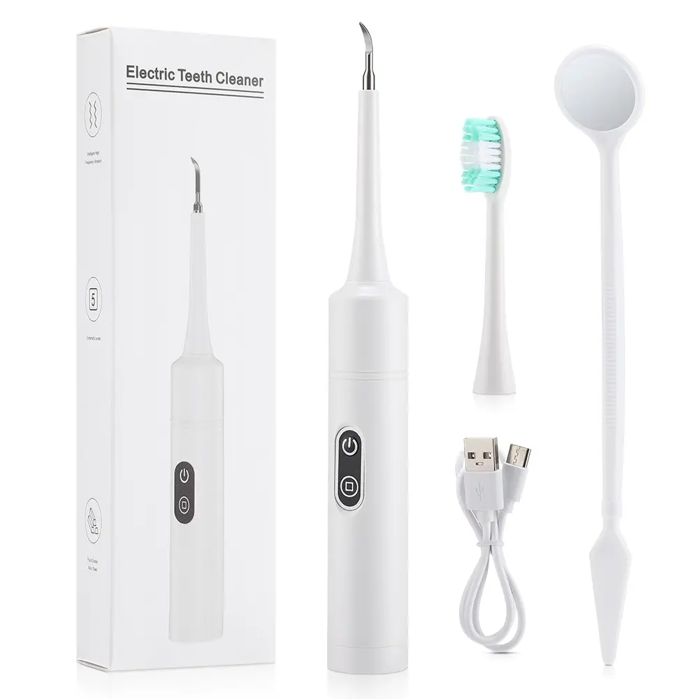 Electric Tooth Cleaning Brush, Portable Oral Care Kit with Replaceable Head and 5 Modes, Ipx6 Waterproof Rechargeable Dental Tool, Rechargeable Toothbrush, Rechargeable Electronic Toothbrushes