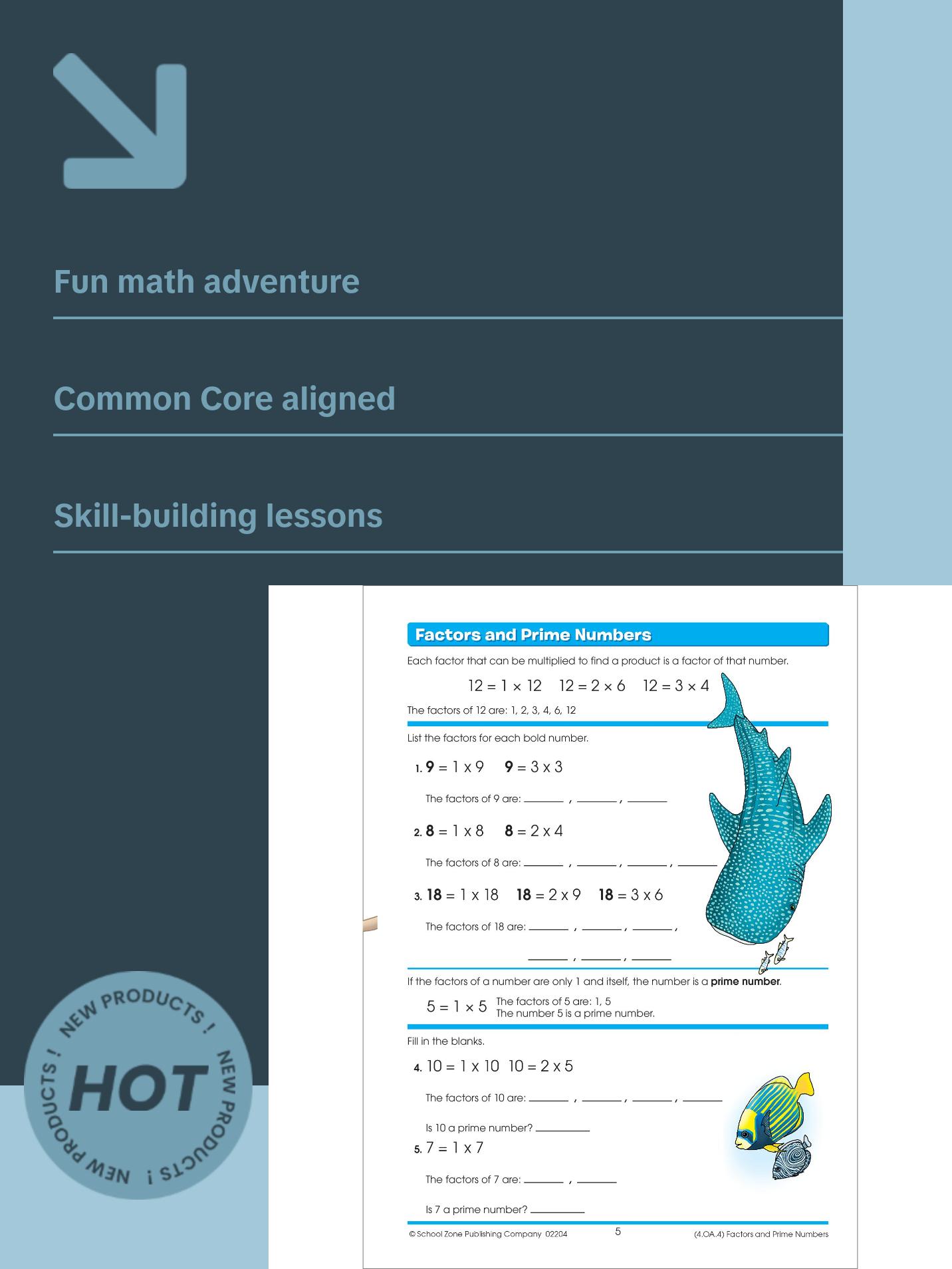 Math Basics Grade 4 Workbook