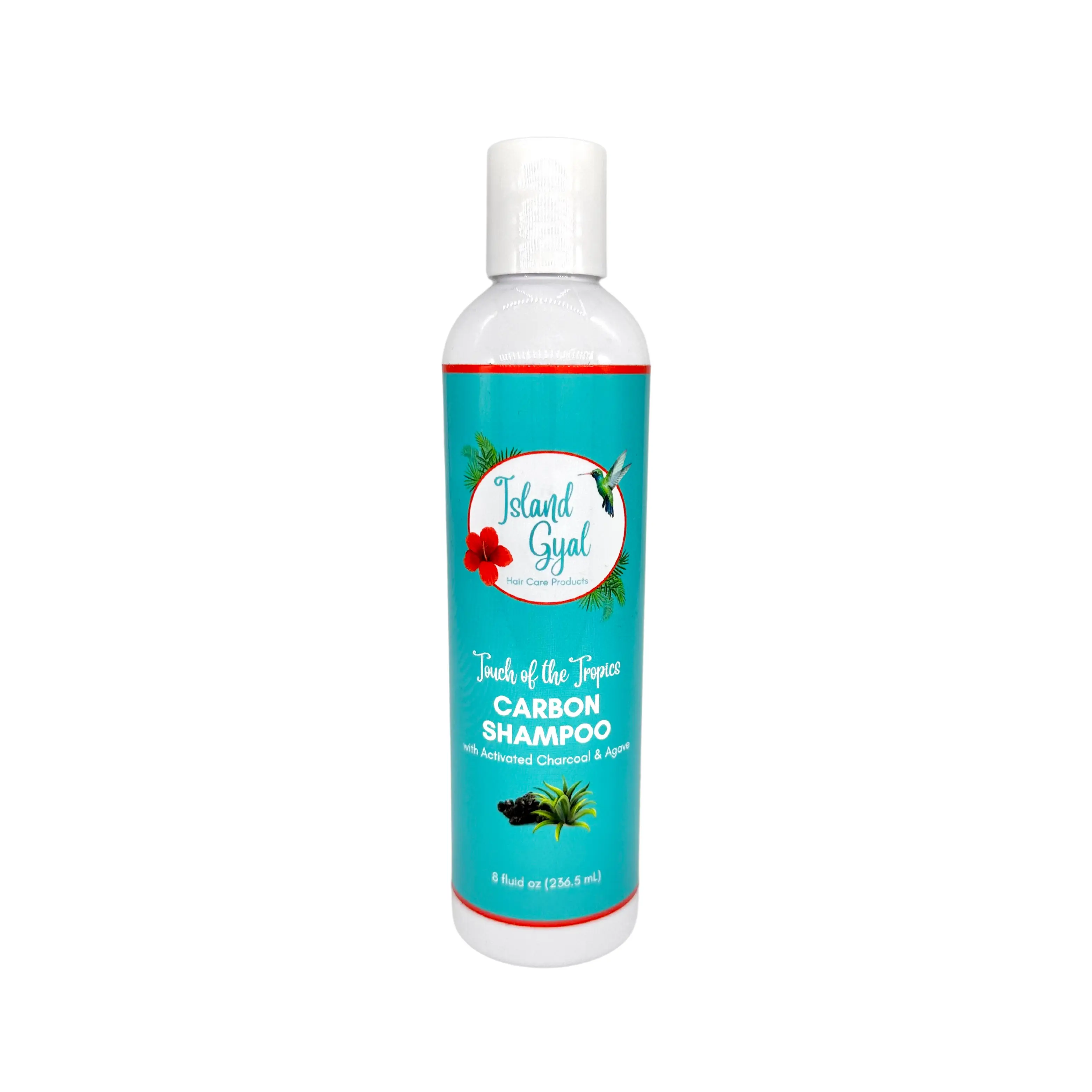 Island Gyal Carbon Shampoo with Activated Charcoal and Agave Cleansing Detox Dandruff Shampoo