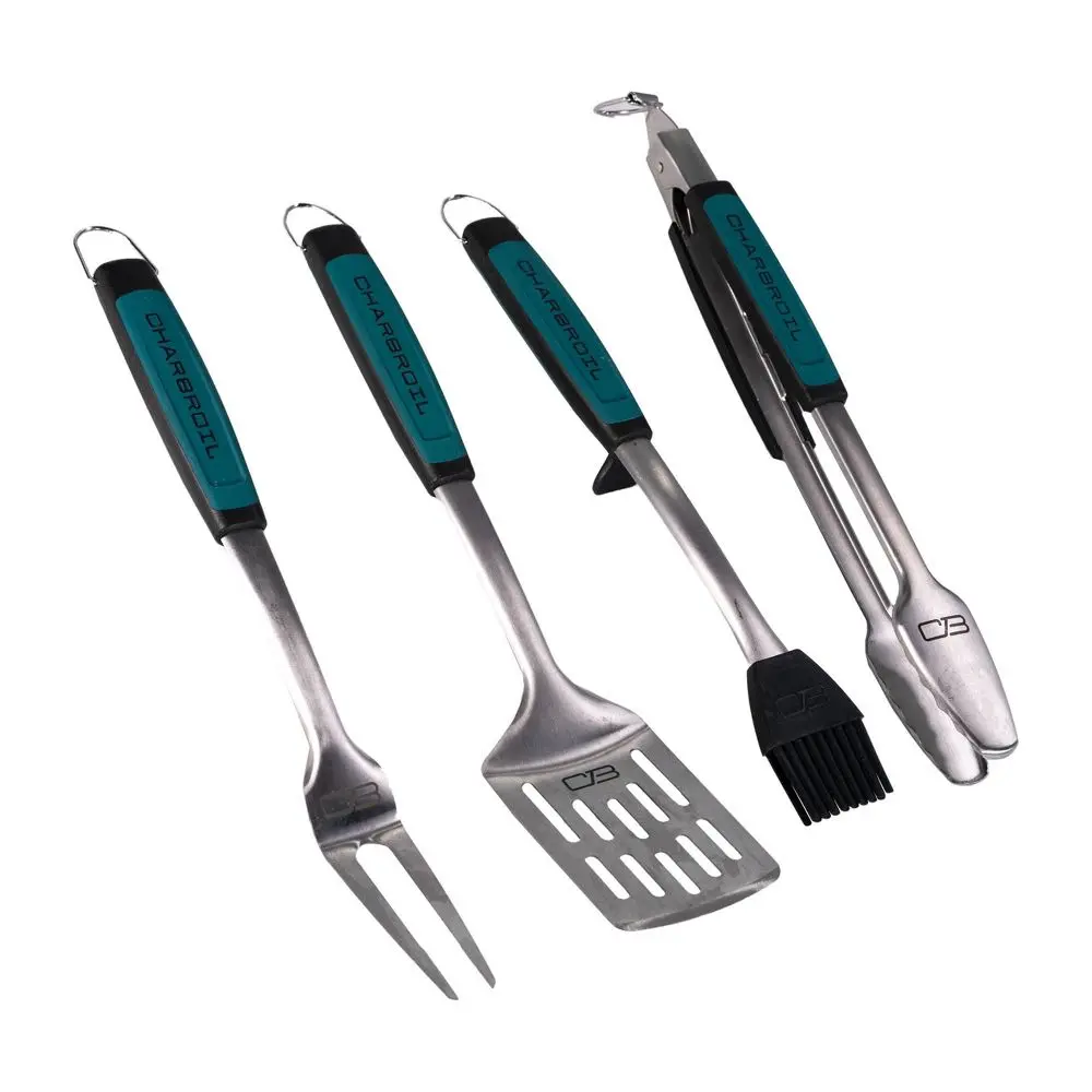 Char-Broil 4pc Comfort Grip Tool Heat Resistance Grill Cookware Set Char-Broil 4pc Comfort Grip Tool Heat Resistance Grill Cookware Set