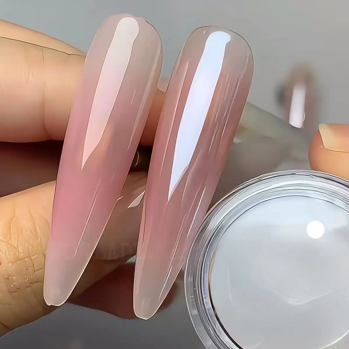 【LILI DIARY】High-Transparency Viral Glazed Donut Glow Chrome Power