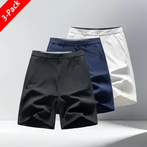 3PACK Men'S Fashion Golf Work Shorts Stretch Waistband Quick-Dry Fit Hiking Casual Business Dress Athletic Mens  Lightweight Pants 3 Pockets,Men'S Shorts Summer,Beach Short Men,Solid Pocket Waist Short all in motion activewear work wear for men