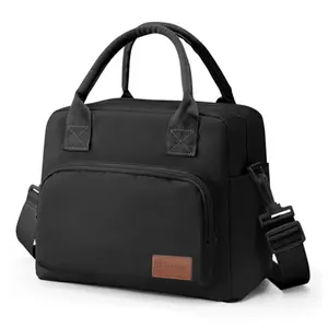 Nifogo Large Insulated Lunch Bag - Water Resistant Reusable Cooler Tote for Women Men Girls, Work & Picnic