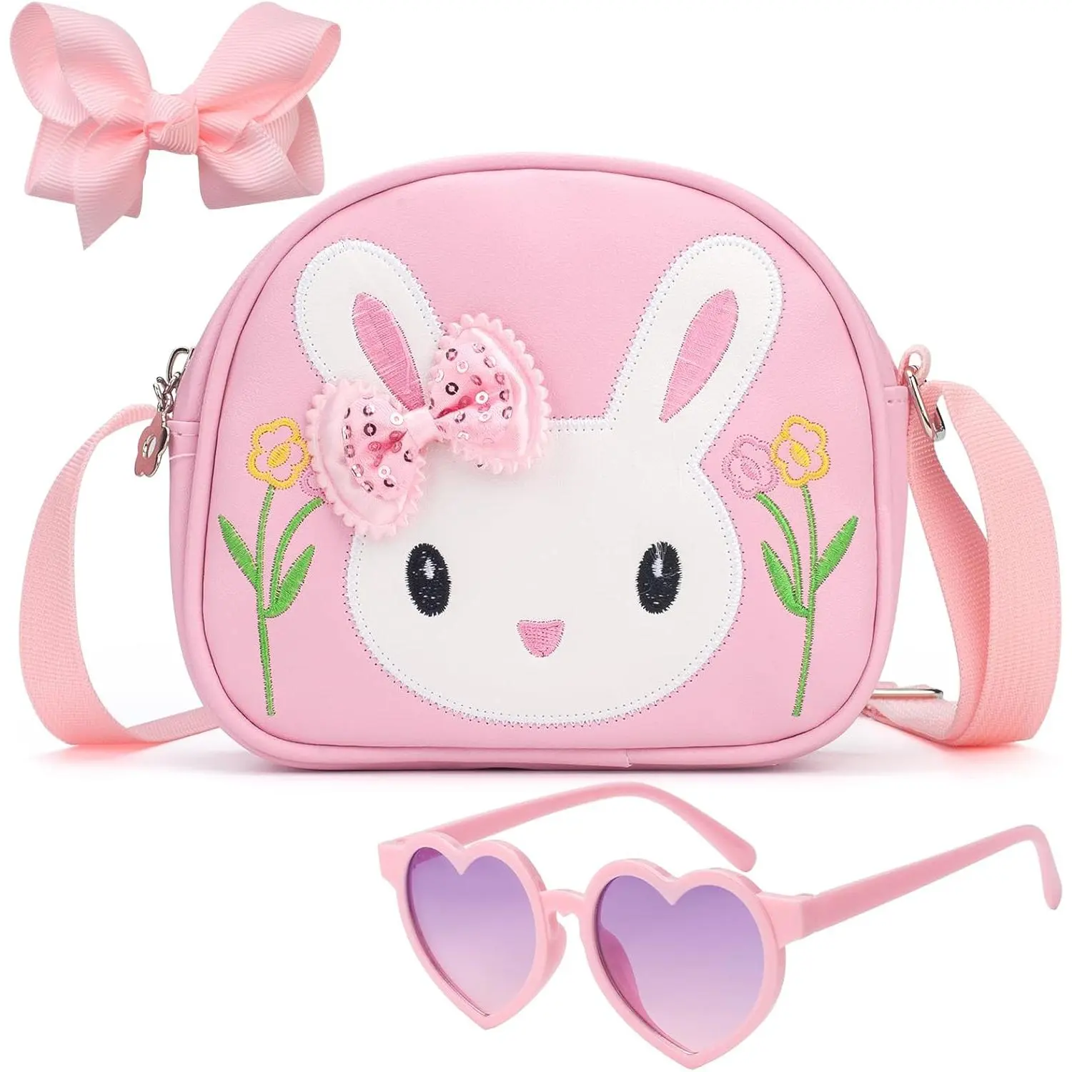 F-CPB28  Toddler Purse-Small Kids Purse, Girls Bunny Purse, Little Girl Purse-Birthday Gifts Purse for Girls