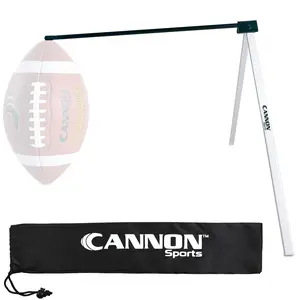 Cannon Sports Football Kicking Tee – Portable field goal kicking holder - Football Tee Compatible with All Football Sizes – Aluminum Football Kicking Stand with Carrying Bag