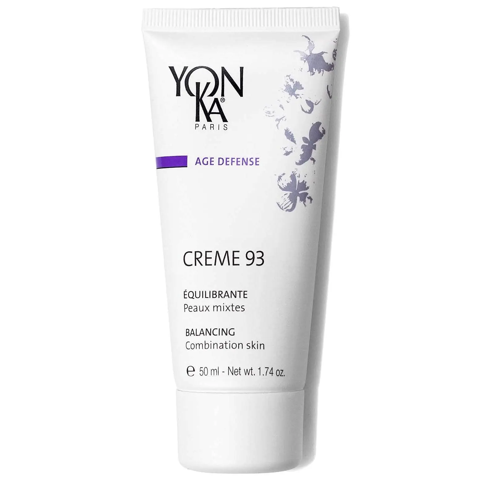 Yon-Ka Creme 93 Mattifying Moisturizer (50ml) Balancing Facial Cream for Combination Skin, Balance Oily Complexion with Vitamins A,C and E, Paraben-Free