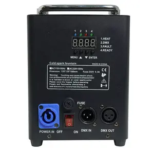 500W/600W DMX Cold Spark Machine – Upward Spray, Wireless/Wired, Auto Clean Option for Wedding Party DJ