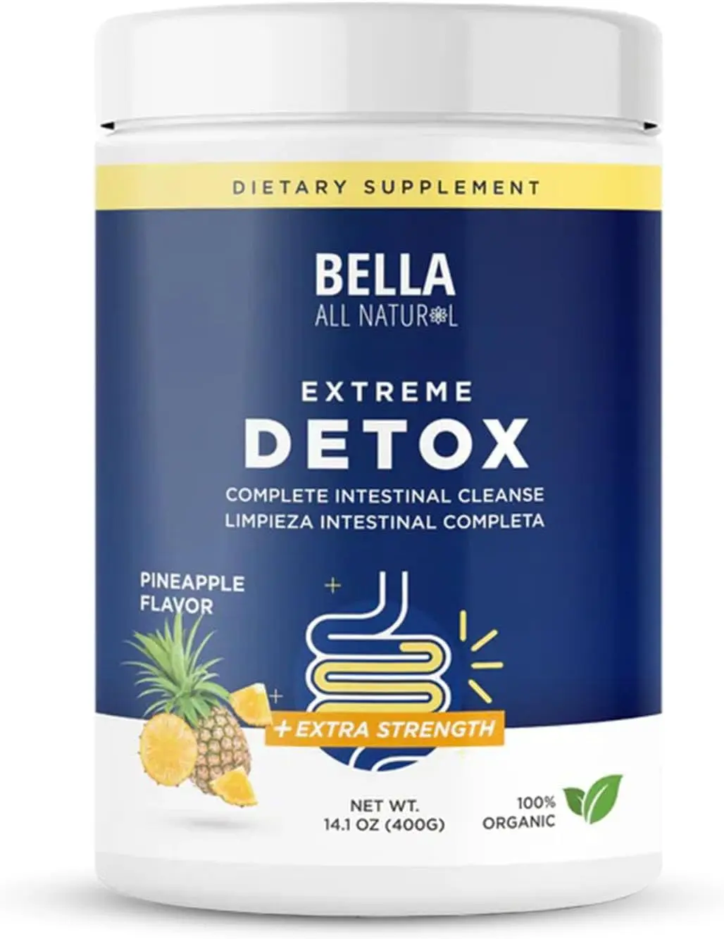 [new] Bella All Natural Extreme Detox Powder (Pineapple)