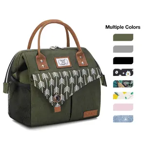 Lekesky Insulated Lunch Bag Portable Lunch Box for Office Work Picnic Beach Workout Reusable Tote Lunch Bag Organizer for Women Adult