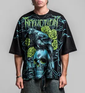 Affliction Men's T-shirt Midnight Curse Tee Affliction Men's T-shirt Midnight Curse Tee