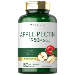 Carlyle Apple Pectin Capsules | 1950mg | 150 Pills | Non-GMO & Gluten Free Herbal Supplement