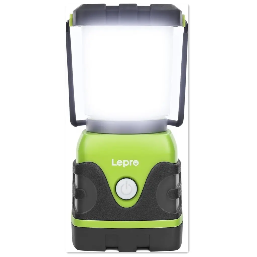 1000LM Non-Rechargeable Battery-Powered LED Camping Lantern - Waterproof IPX4, 4-Mode with Switch, High Lumen Flashlight, Portable Emergency Light Lanterns, Hanging Hook for Power Outages, Hiking/Light Outdoor Camping Accessories