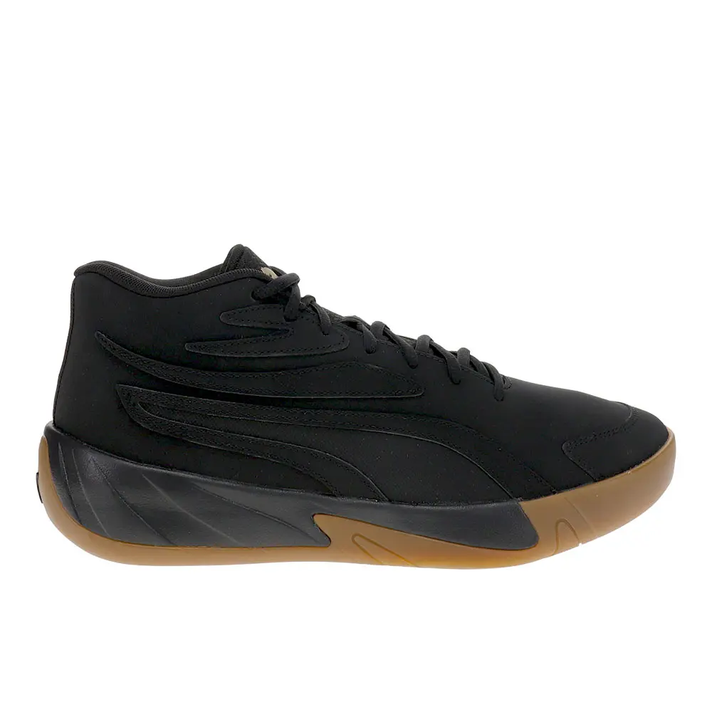 PUMA Mens Court Pro Nubuck Basketball Sneakers Shoes - Black