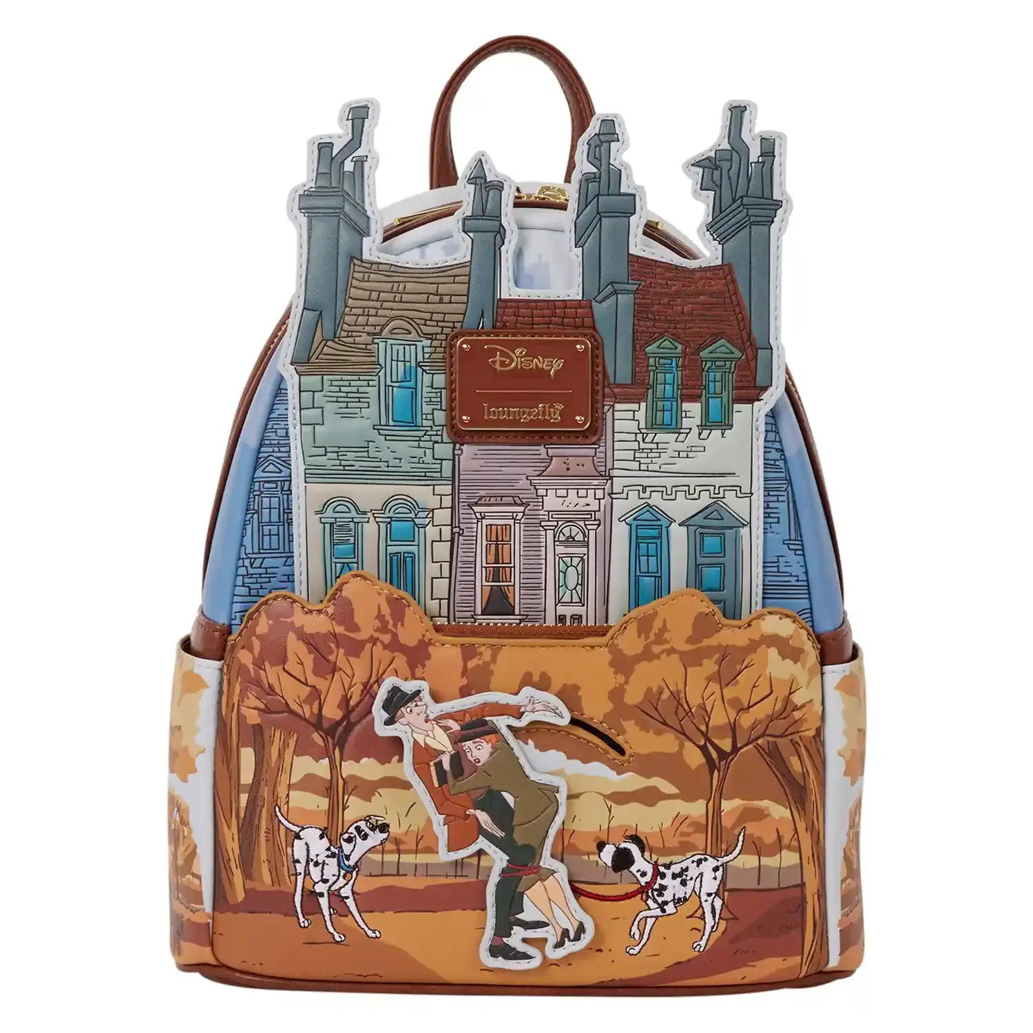 Loungefly Disney 101 Dalmatians Roger & Anita Scene Mini Backpack