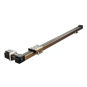 VEVOR Linear Guide Rail, Belt Drive, CNC Linear Motion Stage Actuator, with Nema34 Stepper Motor, 1300 mm Stroke Work Size, High Speed Motorized, for Engraving Machine, CNC Milling Machine, 3D Printer