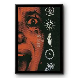 Pierce The Veil 2025 World Tour Concert Poster Print I CanT Hear You