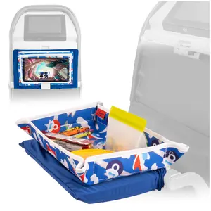Airplane Tray Table Cover and Organizer for Kids - Toddler Travel Essential