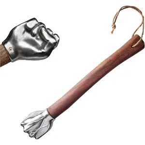 2.1 lbs Stainless Steel Hammer with Solid Wood Handle, Mechanically Reinforced Design for Outdoor Camping, Multi-Purpose Crafts and Hardware Tools