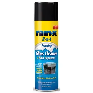 212 MAIN 18oz 2-In-1 Foaming Glass Cleaner Spray - Streak-Free, Rain Repellent, Windshield Care for Household Use