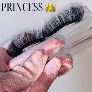 Princess Lashes Dramatic 30mm Length  Lightweight Eyelashes Makeup Cosmetic