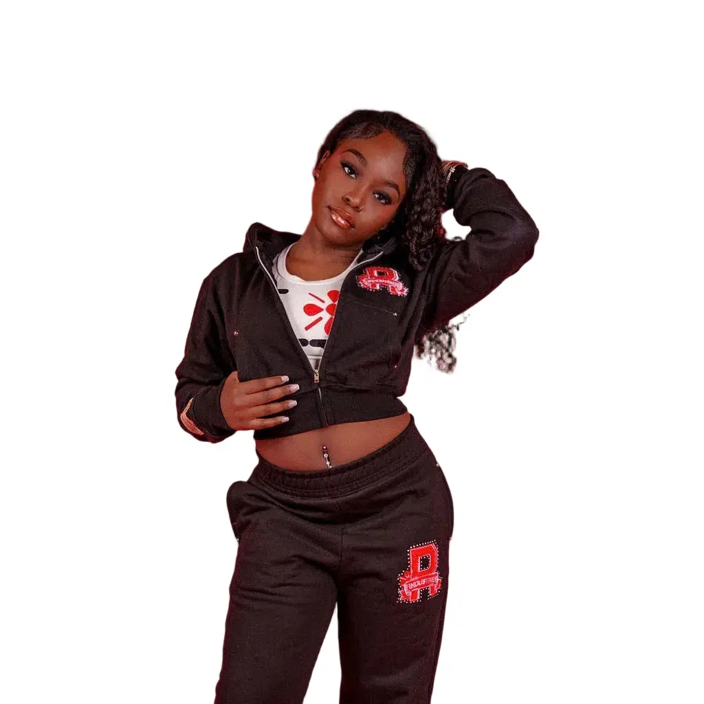 "REIGN PATCH" HOODIE - BLACK