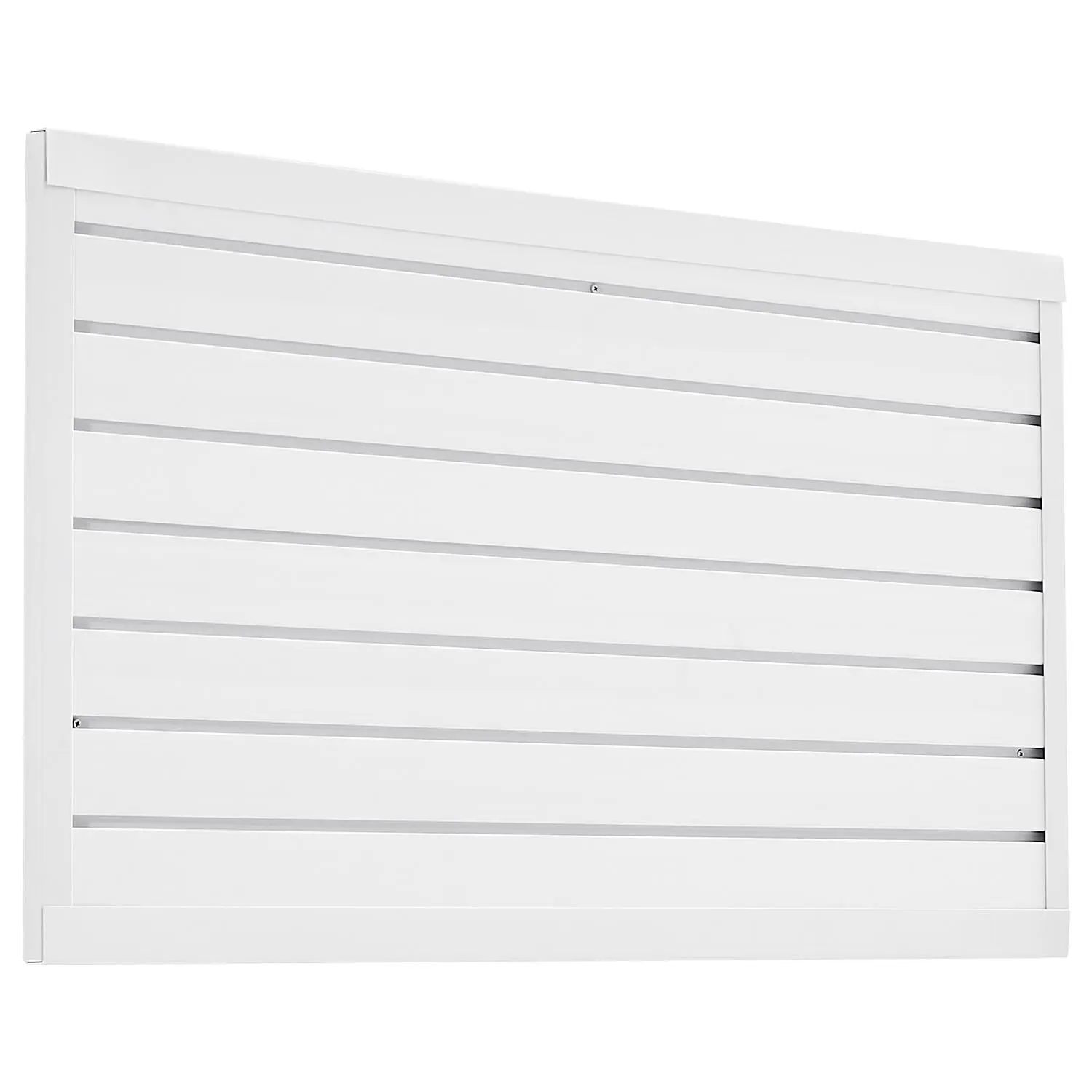 【summerfinds】VEVOR PVC Slat Wall Paneling, 2x4 ft Fireproof Modular Panels with Coupling Structure, Durable & Sturdy High Load-Bearing, Easy-Install Adjustable DIY-Cut for Workshop, Garages Storage & Display, Father's Day Gift