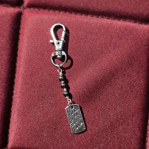 Bridle Charm for Horse Stone Good Luck Crystal Motivational Charm Silver Accessory Hematite