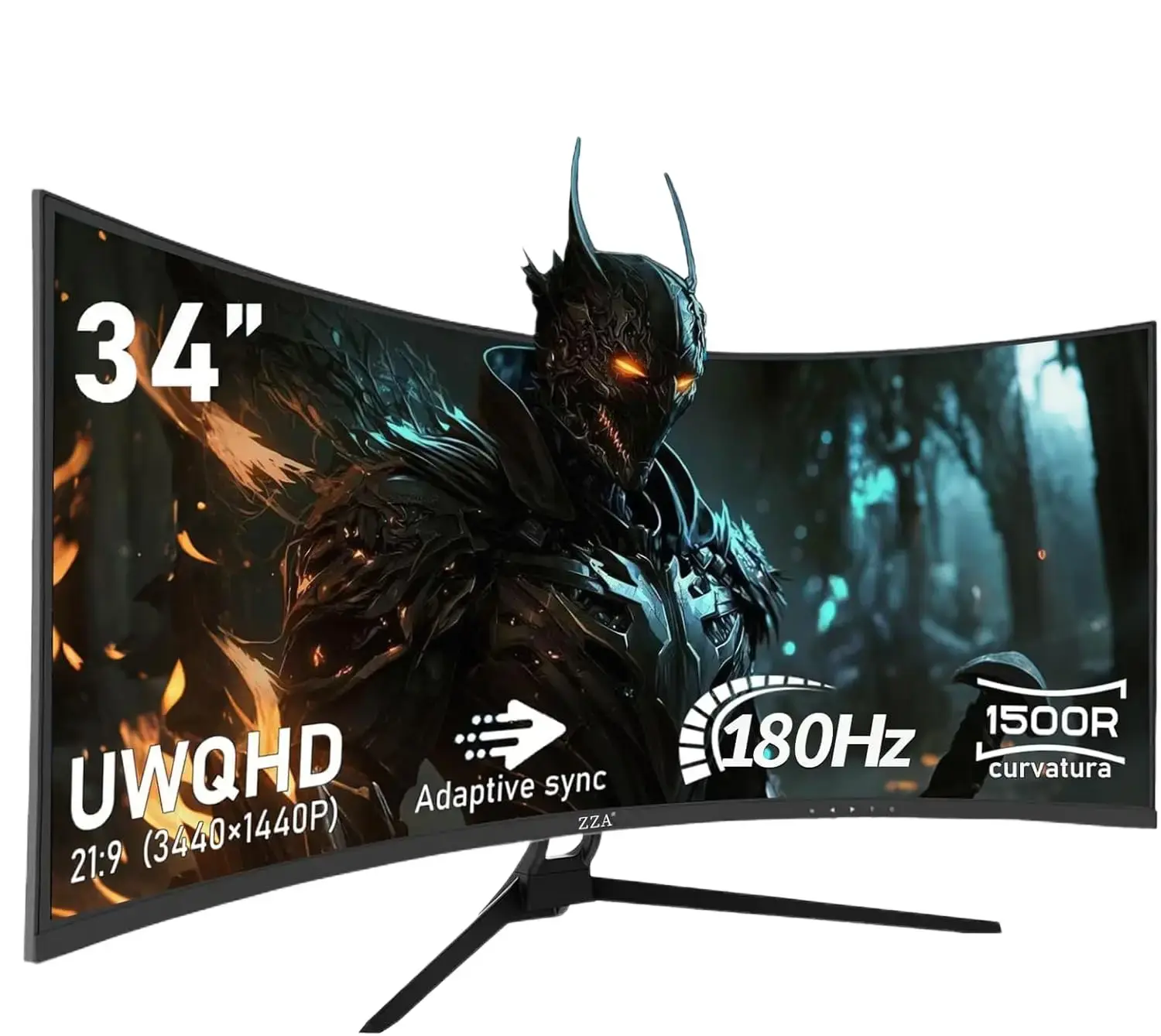 34-Inch Esports-Grade 180Hz 1500R Curved computer gaming monitor, 3440x1440 Ultra-Wide monitor, Smooth Lag-Free Gaming for All Major Titles, Perfect Gift for Father's Day, Back to School, Boyfriends & Dads Frameless