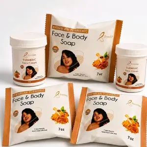 Mini set soap turmeric & Body cream/ exfoliante gently