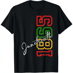 Y2K Summer Viral Print Oversized Graphic Vintage Unisex TeeJuneteenth 1865 Shirts Women Men June 19th 1865 Freedom Day T-Shirt