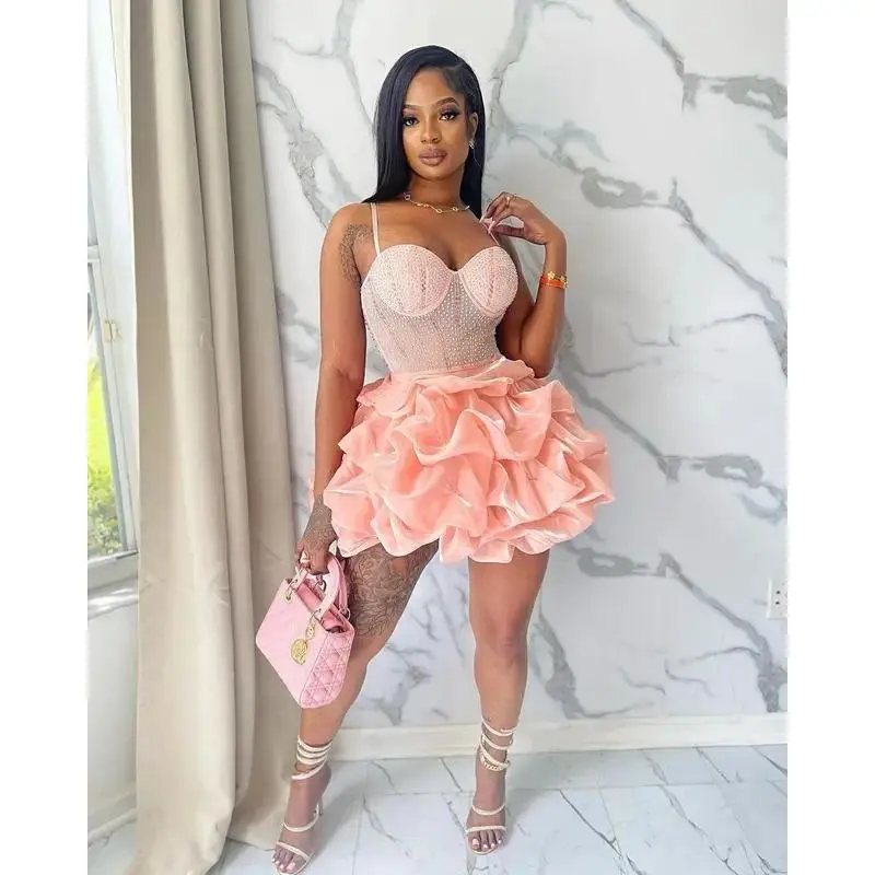 Womens Mesh Rhinestones Spaghetti Strap Bodycon Mini Cake Dress Sexy Sleeveless Night Party Birthday Ball Gown Dresses - TikTok Shop Womens Mesh Rhinestones Spaghetti Strap Bodycon Mini Cake Dress Sexy Sleeveless Night Party Birthday Ball Gown Dresses - TikTok Shop
