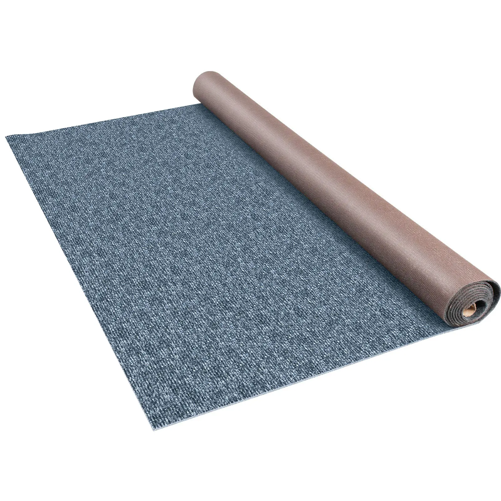 【Summerfinds】VEVOR Gray Marine Carpet 6 ft x 36 ft Boat Carpet RugsIndoor Outdoor Rugs for Patio Deck Anti-Slide TPR Water-Proof Back Outdoor Marine Carpeting Outdoor Carpet