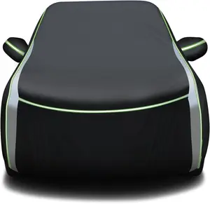 KUST 420d Waterproof Car Cover for Jeep Grand Cherokee 1993-2026 SUV, All-Weather Outdoor Cover with Zipper, Reflective Safety Strips