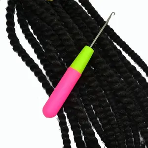 1Pcs Latch Hook Tool, Latch Hook Crochet Needle for Micro Braids, Hair Extension, Feather and Carpet Durable