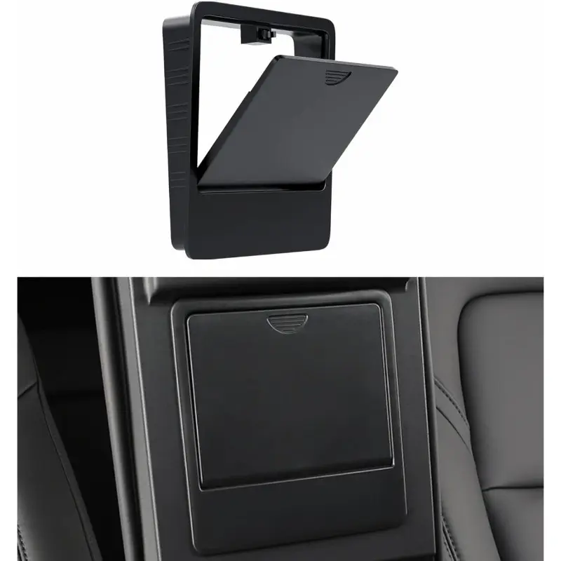 Key-type armrest hidden storage box, Car storage organizers, Car Organization Accessories, Suitable for Tesla Model 3/Y center console storage box, Tesla accessory (not applicable to the new Model 3/Y)