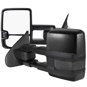 2014-2018 Silverado / Sierra Power Adjustable, Heated, & Manual Extendable Towing Mirrors w/ Smoke Lens LED Signal & Clearance Lights