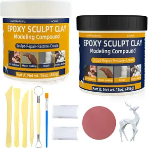 Epoxy Sculpt Clay – Self-Hardening Underwater Pool Putty for Leaks, Modeling, Repair & Filling | High Adhesive AB Epoxy Compound Durable Diy Kit