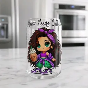 Mama Needs Coffee - UVDTF Decal for cups/hard surfaces sticker