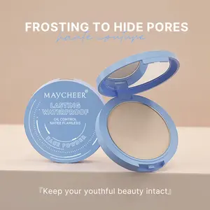 MAYCHEER Flawless Blur Setting Powder 24H Oil Control Waterproof Sweat-Proof Matte Finish 10g All-Day Wear Makeup Cosmetic Nourishing Formula