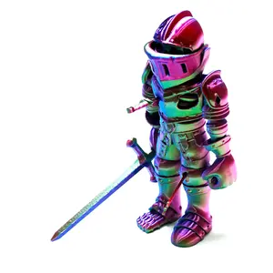 3D printed skeleton warrior model toys, flexible joint animal doll statues, home and office desk decorations, holiday surprise gifts