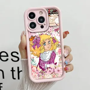 Candy Candy Retro Anime Clear Phone Case - 80s Nostalgia Phone Case For iPhone 17 16 15 14 13 12 11 PRO MAX AIR PLUS Phone Case hot girl style shockproof anti-fall durable tpu friend gift lovely high quality design accessory vintage girly resistant