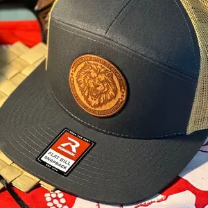 Leone Lions Hat with Leather Patch Design