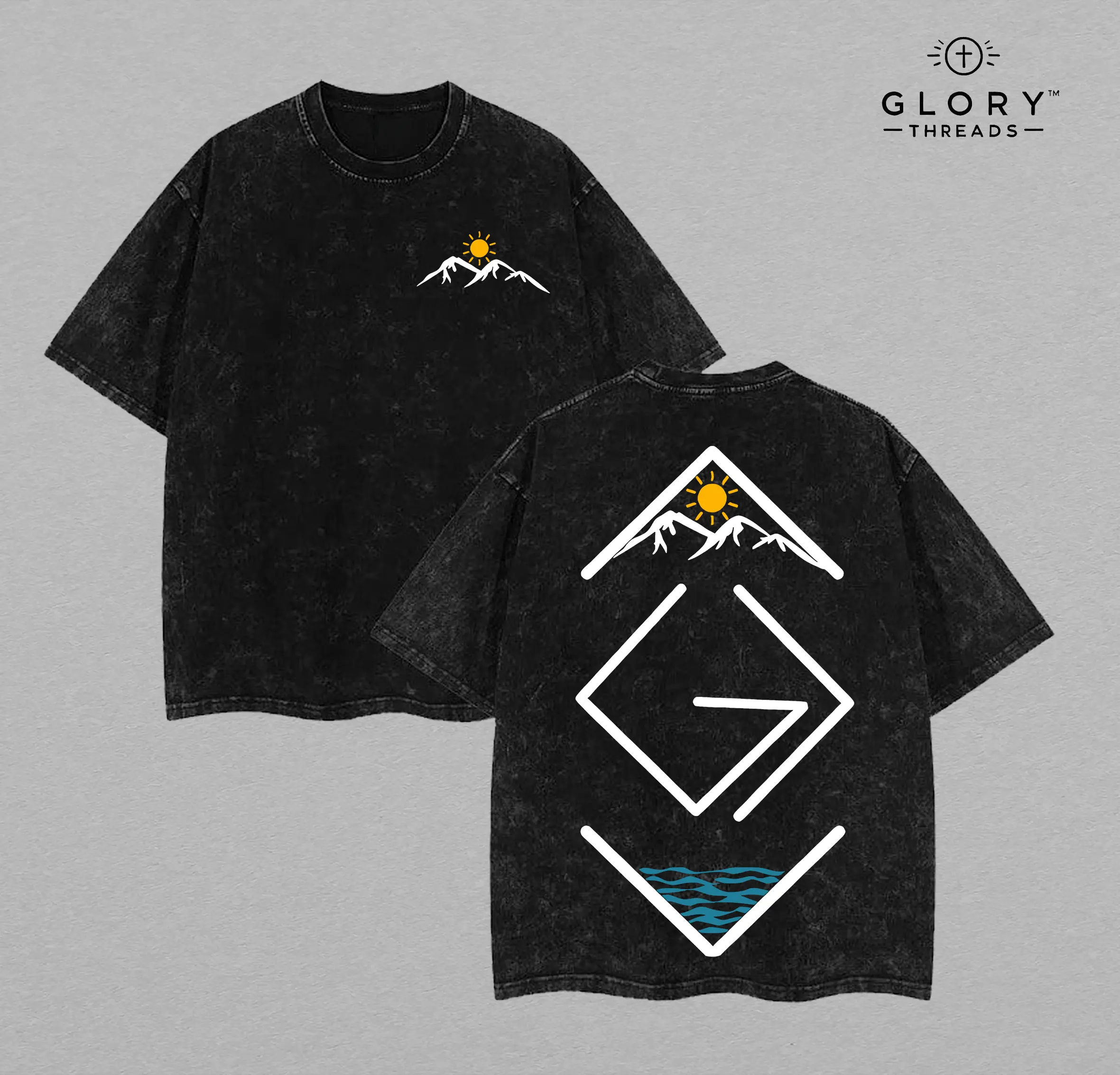 God is greater than the highs and lows christ Christian Washed T-Shirt, Jesus T-Shirt, Jesus Tee, Easter Tee, Christian Apparel Streetwear Gym Menswear Oversized Top Men or Women