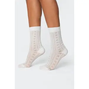 Bow Pointelle Socks Bow Pointelle Socks