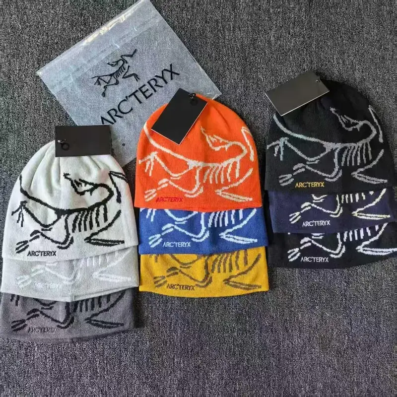 Arc'teryx Bird Head Knit Beanie – 6 Colors Gray Orange Blue Yellow Navy Black, Winter Skull Cap Outdoor Ski Hat, Unisex Gorpcore Streetwear Gift