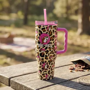 Buc-ee's Leopard Tumbler