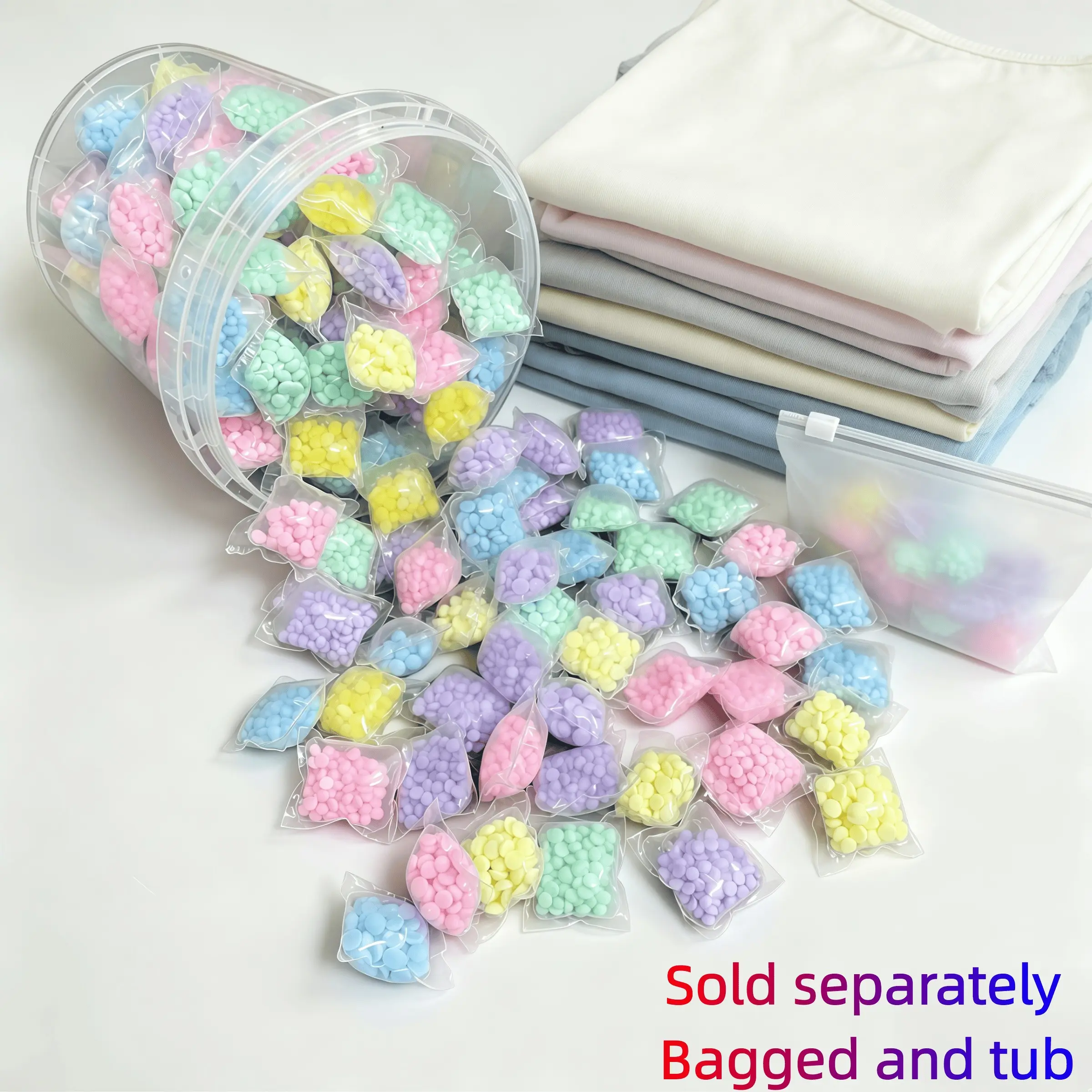 100pcs Fragrance Beads, Long-Lasting Scent, Anti-Static, Eco-Friendly Laundry Balls, Suitable for All Fabrics, Home & Travel Use