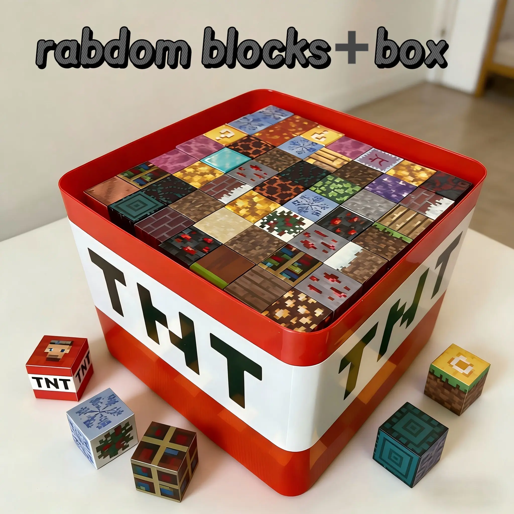 New Magnetic Building Blocks, 100/150/200 Pieces, Random Square Tnt Storage Box, Educational Toy for Kids 4-12 Years, Christmas Birthday Gift, Building Block Sets