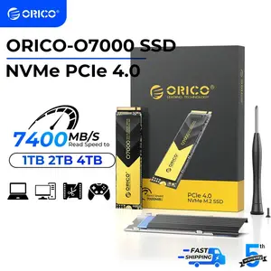 NVMe SSD PCIe 4.0 Up to 7400MB/s, M.2 SSD 2280 PCIe 4.0X4 Internal Solid State Drive SSD for Gamers and Creators-O7000
